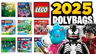 LEGO 2025 Polybags OFFICIAL Reveals amp Leaks [upl. by Ayikur]