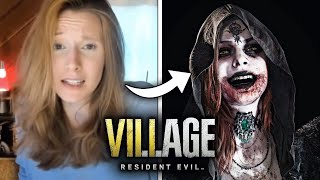 Daniela Dimitrescu Actress reenacts Voice Lines from RESIDENT EVIL 8 VILLAGE [upl. by Aihtniroc876]