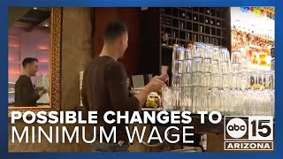 Arizona lawmakers considering change to minimum wage for tipped workers [upl. by Esirrehc584]