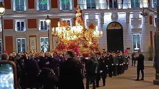 procesión de viernes santo Madrid Sol [upl. by Essie]