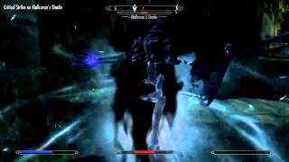 Elder Scrolls V Skyrim How to defeat Malkoran [upl. by Nilauqcaj]