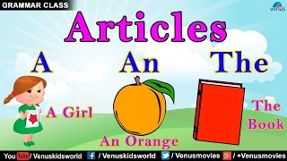 Grammar Class  Articles Examples [upl. by Ylirama177]