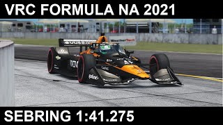 Assetto Corsa VRC Formula NA 2021  Sebring Intl 141275 [upl. by Baalman490]