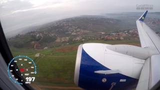 Taking off from Kigali International Airport [upl. by Baillieu]