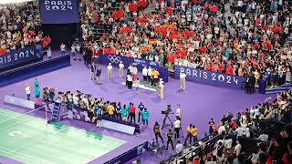 Paris 2024 Badminton Mens Doubles  Victory Ceremony 04082024 [upl. by Bayless]