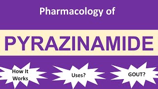 Pyrazinamide  Mechanism of Action  Clinical Use  Side Effects  AntiTubercular Drug [upl. by Cullen]