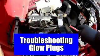 Troubleshooting Glow Plugs on a 3Cylinder Diesel [upl. by Teirrah]