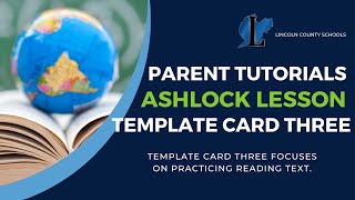 Ashlock Reading Parent Tutorial  Template Card Three  Practicing Word Reading [upl. by Tiemroth]