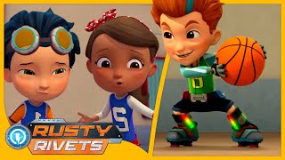 Frankie’s Super Shoes  Rusty Rivets  Cartoons for Kids [upl. by Tterrej]