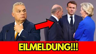 🚨 Der Moment als Ursula Scholz und Macron erkannten dass Viktor Orbán es ernst meinte [upl. by Ayotyal206]