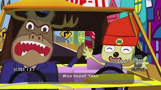 PaRappa the Rapper Stage 2  Instructor Mooselinis Car Rap [upl. by Eilojne]