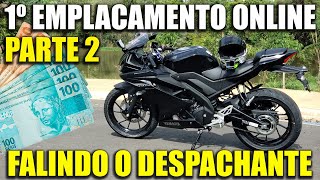 PRIMEIRO EMPLACAMENTO DE VEICULO 0KM PARTE 2  YAMAHA R15 2025 [upl. by Nedyrb268]