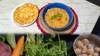 Vegetable dalia khichri in pressure cookerLive Cooking jhatpat banne wali dalia khichdi [upl. by Nauhs]