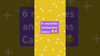 6 nouvelles animations d’images dans canva creationdecontenu videoanimations [upl. by Soraya109]