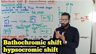 Bathochromic shift and hypsochromic shift  Red and blue shift  UVVisible spectroscopy [upl. by Jarid]