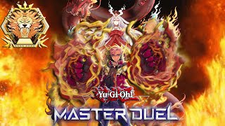 Master Rank Libromancer Fireburst OTK YuGiOh Master Duel [upl. by Hanej395]