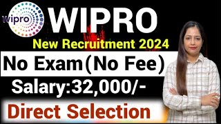 Wipro Recruitment 2024Work From Home JobsWork From Home JobTechnical Government job MeetAug 2024 [upl. by Irmina]