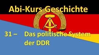 AbiKurs Geschichte  31 Das politische System der DDR [upl. by Trevethick558]