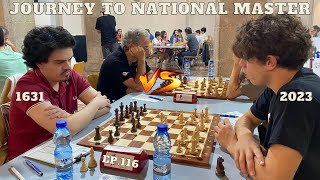 Chess Journey to National Master Game 116  Sicilian Chekhover Variation [upl. by Wes]