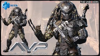 Alien vs Predator Scar Predator Exquisite Mini Action Figure by Hiya Toys [upl. by Penn204]