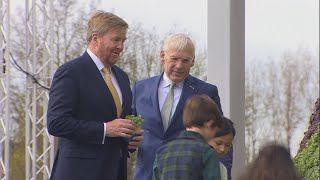 Floriade Expo 2022 officieel geopend door koning WillemAlexander [upl. by Funda154]