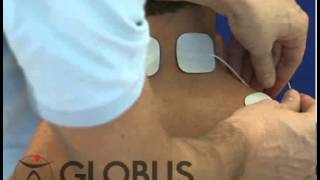 GLOBUS Italia  Electrostimulation of trapezius 2 Channels 4 Electrodes [upl. by Sura129]