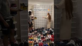 Shoe Organization😤🔥 sneakers sneakerheads jordans footwear shoes organization closet [upl. by Eon]