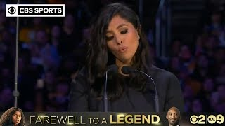 Vanessa Bryant shares powerful emotional words at Kobe and Gianna Bryant Memorial  CBS Sports HQ [upl. by Ronald]