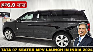 TATA 07 SEATER SUV LAUNCH 2024  PRICE FEATURES amp LAUNCH  UPCOMING CARS 2024 [upl. by Sunda]