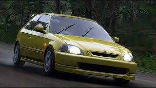 Honda Civic EK9 Takes on FH5 Challenges [upl. by Alage534]