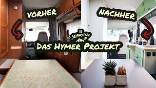 Room Tour VorherNachher Wohnmobil  Hymer 550S [upl. by Adner244]