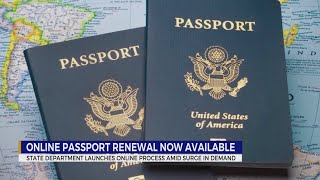 Online passport renewal now available [upl. by Zoellick217]