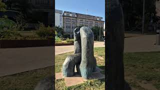 MULHOUSE tribute statue outside Train Station [upl. by Hadnama]