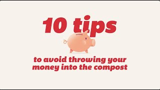 Home Economics ⎮ Crash Courses 10 tips to avoid throwing your money into the compost [upl. by Lennor]