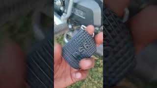 Hero Splendor Plus XTEC 20 bs 67 brick pattern rubber kaise lagaen how to uninstall brick pedal [upl. by Ellis]