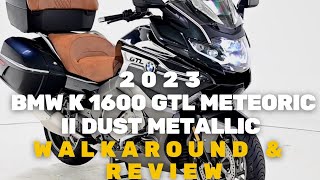 2023 BMW K 1600 GTL Meteoric II Dust Metallic Review  Moto Stylish [upl. by Vaughan]