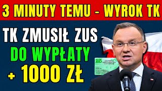 ⚡️SZOK 3 MINUTY TEMU TRYBUNAŁ ZMIAŻDŻYŁ SYSTEM EMERYTALNY SPRAWDŹ ILE CI ODDADZĄ [upl. by Snowman]