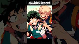 Amazing Heroes🌹✨anime mha bnha myheroacademia deku bakugou todoroki fyp funny shorts [upl. by Anitsirhc]