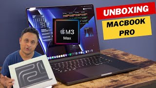 Unboxing My NEW 14quot MacBook Pro M3 Pro Max chip  First Impressions [upl. by Yaresed]