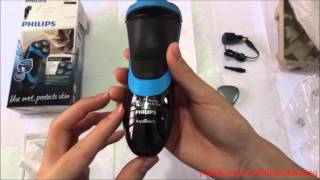 Philips AquaTouch Shaver AT75016 Unboxing [upl. by Shadow239]