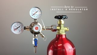 How to Set Up a Draft Beer Regulator to a CO2 Tank [upl. by Wilkey]