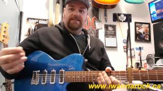 Open G guitar lesson Bad Company Cant Get Enough [upl. by Enomal]