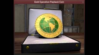 Operation Payback Gold Coin CSGO [upl. by Kelcy861]