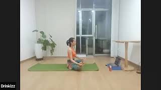 YOGA BY DRINKIZZ3  THÚC ĐẨY NĂNG LƯỢNG VÀO CƠ CÁNH TAY VAI NGỰC [upl. by Arakat]