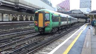 Southeastern Trains Ex Southern Class 377 arriving at London Victoria [upl. by Ninos916]