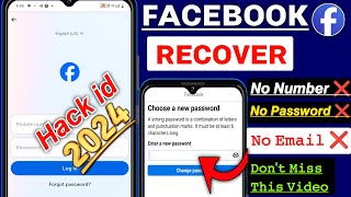 How to Recover Hacked Facebook Account without otp 2024  Facebook hack ho gaya hai to kya kare [upl. by Assertal]