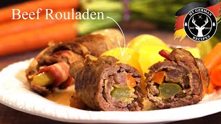 Classic German Beef Rouladen Braised Beef Rolls ✪ MyGermanRecipes [upl. by Nanine]