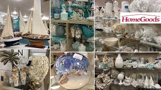 HomeGoods Unique Home Decor Pieces  Beach amp Coastal Themed Decor  Shop With Me 2020 [upl. by Etnoid370]