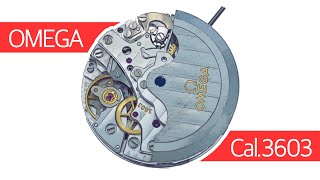 OMEGA Cal3603C disassembly quick reference [upl. by Daisi130]