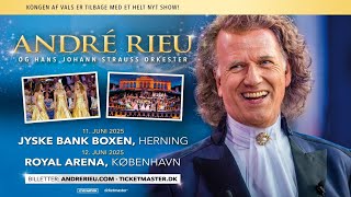 ANDRÉ RIEU kommer til Danmark i 2025 [upl. by Alaik800]